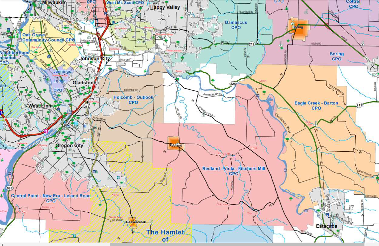 I-205 Tolling Map