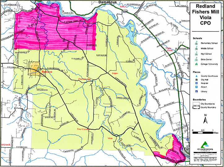 Proposed boundries for the Redlands-Viola-Fischers Mill CPO